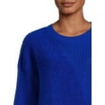 thumbnail image 4 of Time and Tru Women's Intarsia Teddy Sweater, 4 of 5