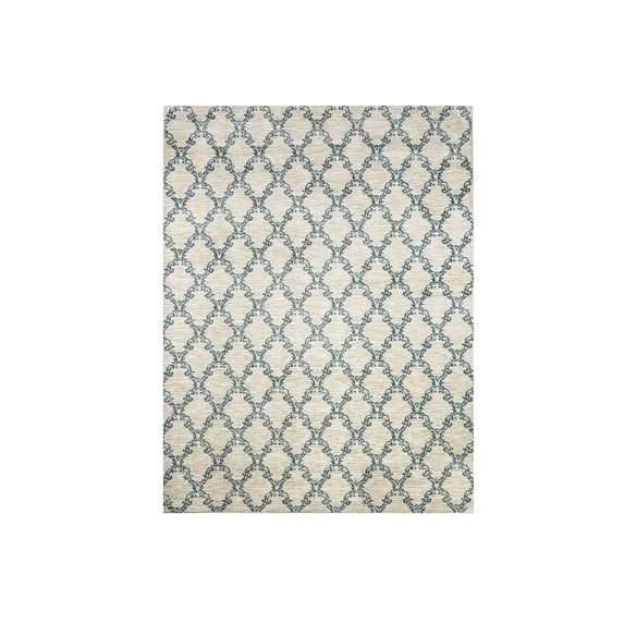 Furniture of America Kanda 5 X 8 Contemporary Groovy Waves Rug