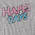 thumbnail image 2 of Happy Days Distressed Unisex Adult T Shirt For Men And Women, 2 of 7