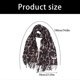 thumbnail image 3 of Stylish Leopard Pattern Oversized Scarf Winter Neck Warmer Lightweight Polyester Fashion Shoulder Wrap Shawl Multicolor, 3 of 4