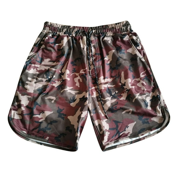 Vedolay Running Short Men's Cargo Short Lightweight Casual Outdoor Hiking Shorts,Red S