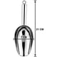 thumbnail image 4 of Juego de 2 palas de hielo, pala de pesaje pequeña de acero inoxidable, pala de harina, pala de alimentación, pala dispensadora para cocina, bar, buffet, fiesta, versátil y apta para lavavajillas, 5 on Namotu LKX-1112, 4 of 7