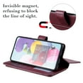 thumbnail image 6 of Dteck Folio Wallet Case For Samsung Galaxy A51Model SM-A515 (not Fit A51 5G), [ 9 Cedit Card Slots & Cash Pocket] Soft PU Leather Magnetic Case with Stand, Multi-function Purse Phone Case, Winered, 6 of 9