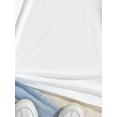 thumbnail image 4 of Girls' Smiling Face Printed T-Shirt - Classic Round Neck, Short Sleeve, Comfortable Fashion Top for Spring and Summer, Casual Daily Wear, 4 of 6