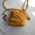thumbnail image 5 of Drawstring Bucket Purse for Women Cute Little Canvas Crossbody Bag, 5 of 5