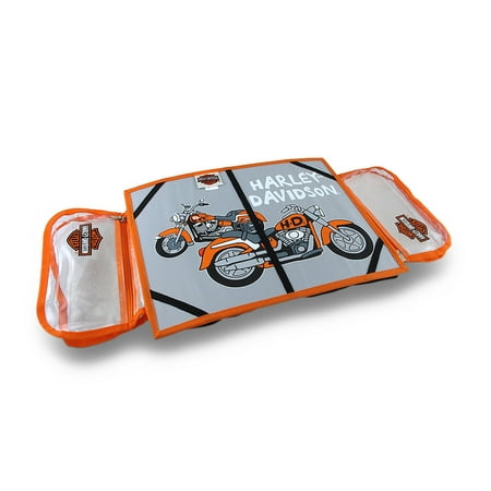 Harley Davidson Kids Bean Bag Lap Desk W Storage Pockets And
