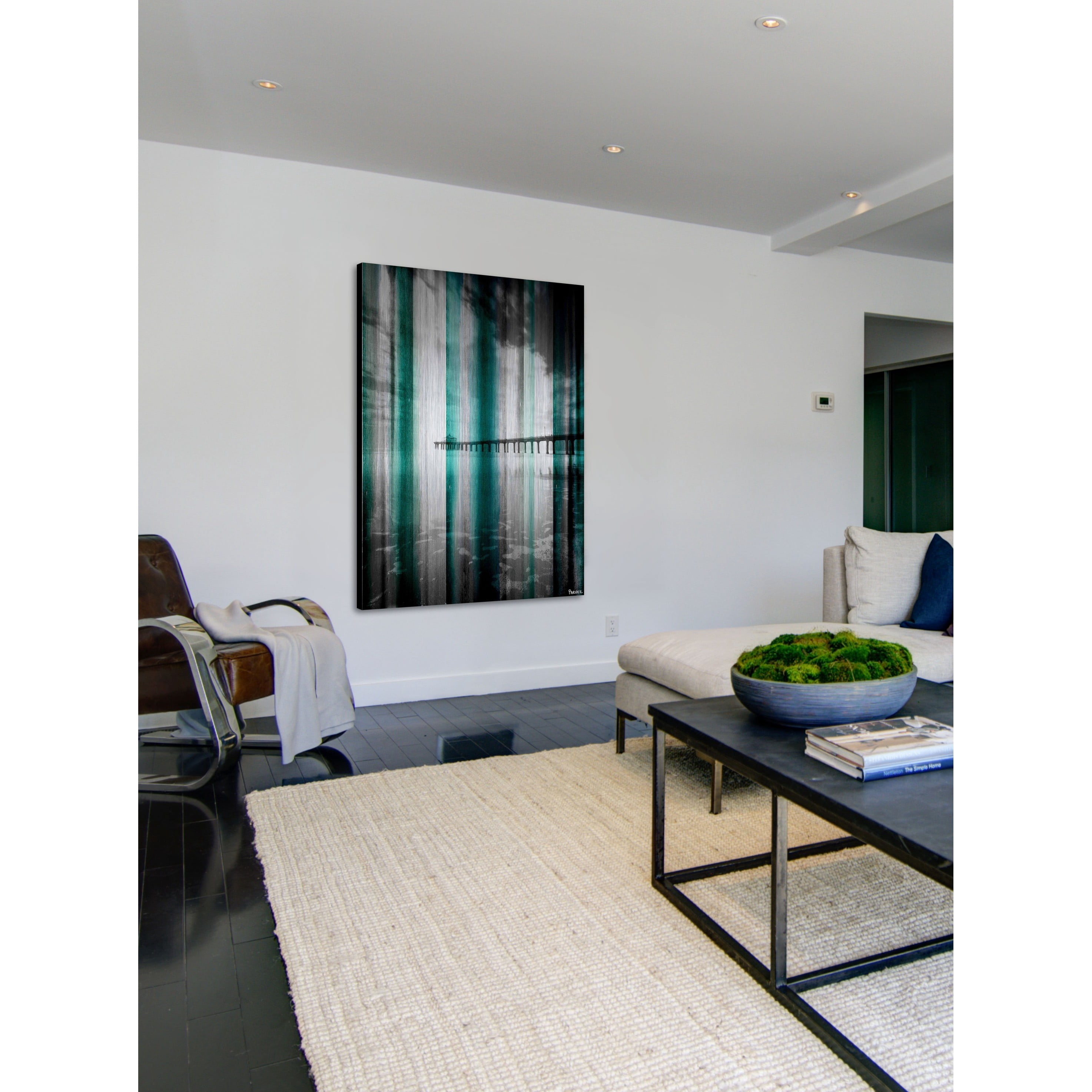 Parvez Taj  - "Long Walk" Print on Brushed Aluminum 30 x 45
