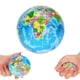 thumbnail image 1 of Mapa del mundo Bola de espuma Atlas Globo Palma Bola Planeta Tierra Bola Gadgets divertidos Alivio del estrés, 1 of 7