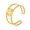 Gold Cancer, variant on Women's Stainless Steel 12 Celestial Sign Constellation Simple Delicate Hollow Rings Gifts for Birthday Open Rings Gold Aquarius Adjustable