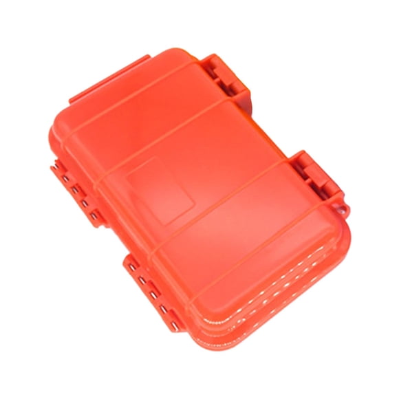 Estuche hermético a prueba de golpes e impactos, resistente al agua, ideal para senderismo y deportes acuáticos. Naranja S