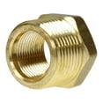 thumbnail image 3 of 5 Pack 1" x 3/4" Male NPTF x Female NPTF Hex Bushing Reducer Solid Brass Fitting, 3 of 3