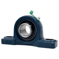 thumbnail image 2 of Jeremywell UCP206-20 Pillow Block Bearing (2 Pack), 1-1/4 inch Bore, 2 Bolt Flange Mounted, Solid Cast Iron Base, Self-Alignment, 2 of 5