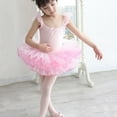 thumbnail image 5 of HEVIRGO Girls Kids Fashion Ballet Tutu Children Pink Bow Stage Wear Clothes Dance Dress, 5 of 6