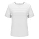 thumbnail image 3 of Camisas de Cuello de Tripulación de Manga Corta para las Mujeres Plisado Mangas de Ruffle, Cuello Redondo Casual Primavera Y Blusa de Verano, 3 of 7