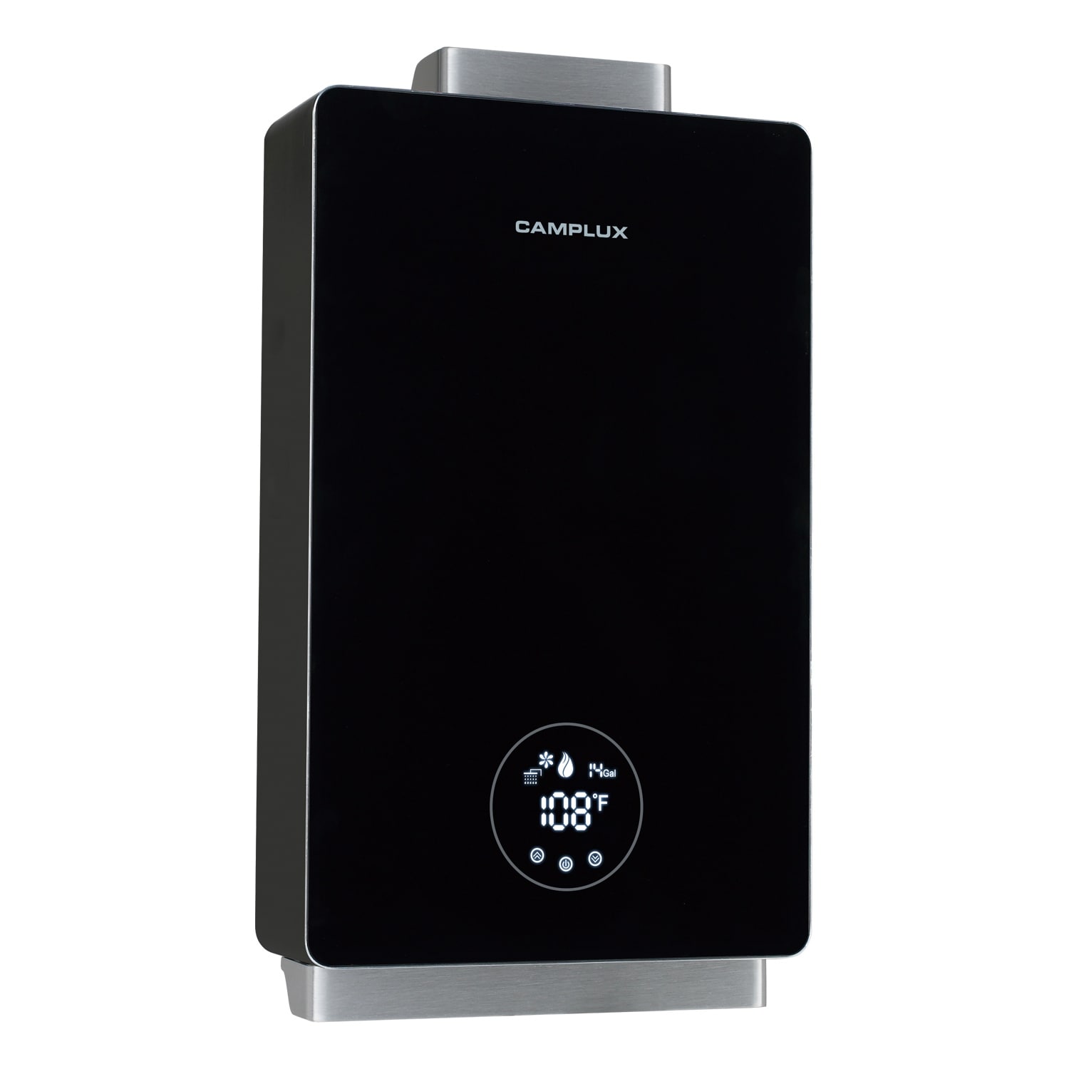 CAMPLUX  3.18 GPM 82,000 BTU Indoor Propane Tankless Water Heater with Digital Display, Black
