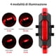 thumbnail image 2 of Luces traseras recargables Greeniant para bicicleta impermeable intermitente rojo, 2 of 6