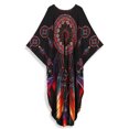 thumbnail image 5 of Plus Size Kaftan for Women Print Summer Caftan Loungewear Maxi Beach Dress Casual Housewear Over Sized moomoo Dresses Night Gown Resort Tunic Beachwear, 5 of 11