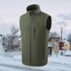 thumbnail image 4 of Chaleco Chaleco calefactable para hombre, 3 modos de temperatura, cierre de cremallera, cuello alto para acampar Kuymtek Verde T XXL para Hombre, 4 of 5