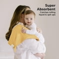 thumbnail image 3 of Paños para eructar KeaBabies Lumi Muslin, paquete de 5 unidades para bebés, niñas y niños, 3 of 9
