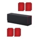 thumbnail image 3 of Caja organizadora de cartas coleccionables premium con capacidad para 100 o más de 400 cartas. negro rojo, 3 of 9