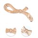 thumbnail image 3 of Ofertas Únicas 1 Pc Pinza de Pelo de Cinta Elegante de Moda para Mujeres 4.09"x1.57"x0.87" Champán, 3 of 3