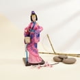 thumbnail image 5 of Jiibva Chinese Style Doll Figure Four Ancient Beauty Statue for Home Decor Compact Ornament for Bookshelves Desks Windowsills Decor, 5 of 7