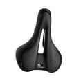 thumbnail image 4 of S SERENABLE Bicycle Saddle Mountain Bike Saddle for Cycling Mountain Road Bikes Exercise Black, 4 of 6