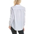thumbnail image 2 of Jones New York womens  Striped Poplin Shirt, L, White, 2 of 2