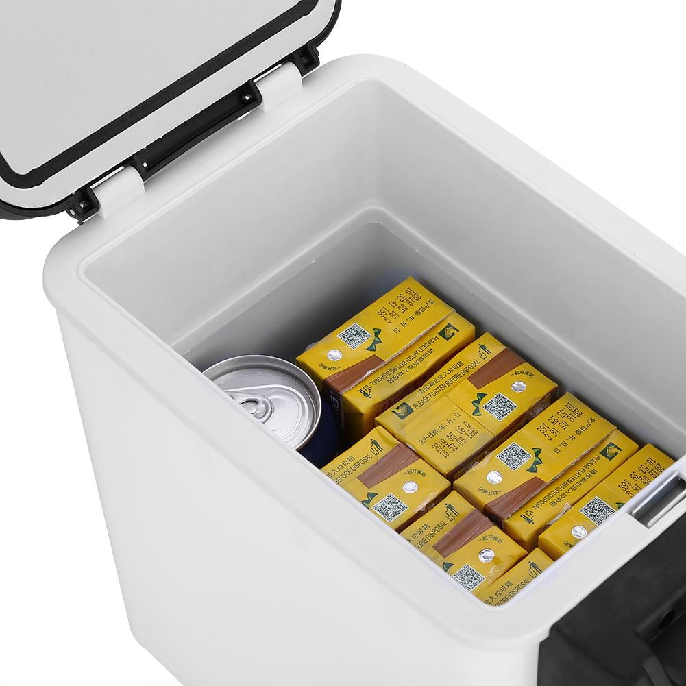 12V 6L Portable Car Refrigerator Mini Multi-Functional Food Drinks Warmer Cooler Fridge Portable Freezer for Camping Car Boating Bar