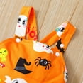 thumbnail image 5 of Ulitacool Onesies For Girls Infant Halloween Sleeveless Romper Cartoon Prints Hallowmas Jumpsuit Classic One-Piece Suit 9-12 Months Orange, 5 of 8