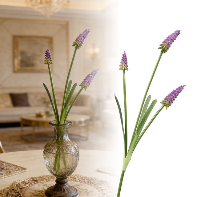 Tong Jacinthe de Raisin Faux Floral pour Centres de Table à la Maison