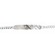 thumbnail image 4 of JOYARIS Pulsera Mujer Esclava Cubana Plata 925 Placa Diamantada 3 Mm Talla Largo/Ancho: 17.5 cm x 3 mm PT-0000565, 4 of 5