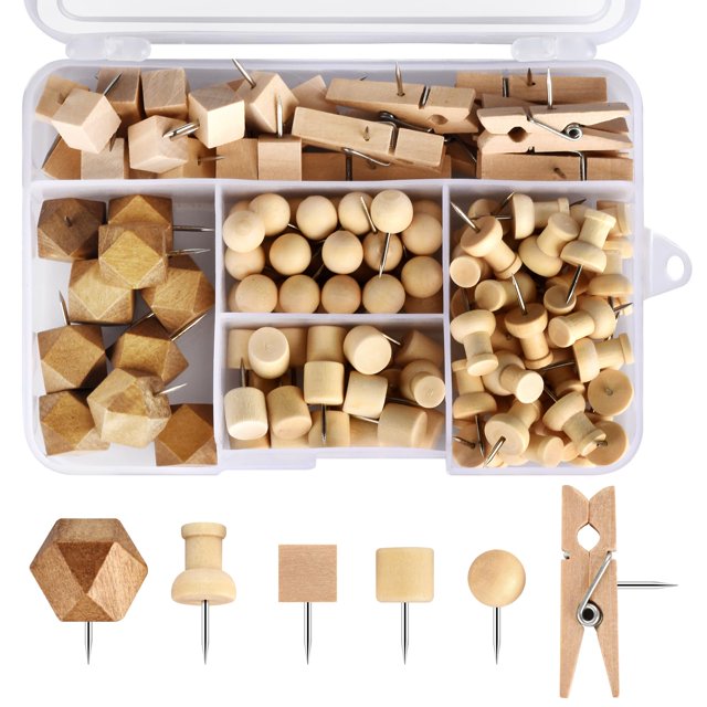 Dorbetar 128 chinchetas de madera para tableros