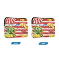 thumbnail image 7 of FORMRS 13-13.3 inch Laptop Sleeve Case Soft Carrying Quilted Computer Bag Cover, Striped Lemon, 7 of 7