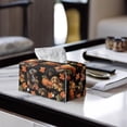 thumbnail image 5 of Psesaysky Tissue Box Cover Rectangle PU Leather, Thanksgiving Dachshund Pumpkin Tissue Box Holder, Waterproof Decorative Cover for Bathroom Toilet Bedroom Living Room Table Desk Office, 5 of 7