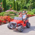 thumbnail image 4 of VOLTZ TOYS 2 Seater Ride On Car, 12V Electric Car for Kids, Electrical Jeep with 2 Seats, Full LED Lights, Parental Remote Control, MP3 Player (Red), 4 of 8