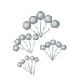 thumbnail image 2 of Linnome Colorful Foam And Glitter Balls Baking Cake Decorations Festive Toppers For Birthday Party And Home Celebrations, 2 of 6