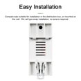 thumbnail image 3 of Amdohai Tuya WiFi Intelligent Automatic Reclosing Protector LCD Display Multifunctional Current Voltage Monitoring Power Meter Protections Values Settable Mobilephone APP Control with Prepayment and, 3 of 8