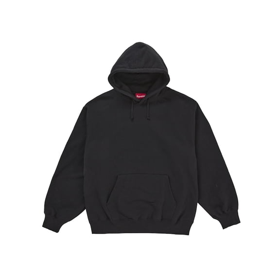 Supreme Men's Satin Appliqué Hooded Sweatshirt (FW25) Black, from StockX