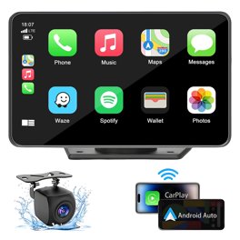 Naifay Double Din Car Stereo Compatible with Apple Carplay and