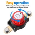 thumbnail image 3 of Side Post Battery Disconnect Switch, 12 and 24V Master Power Cut Off Switch for, 3 of 4