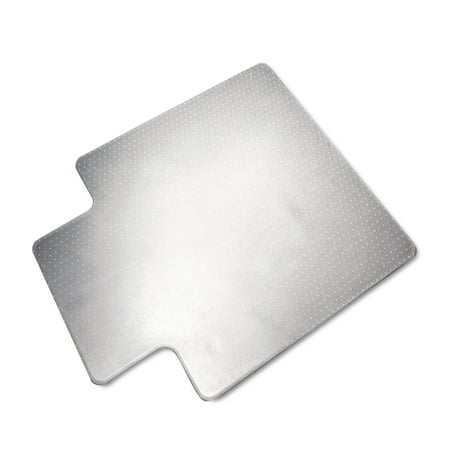UPC: 0827180725284 | AbilityOne 7220015772528  SKILCRAFT PVC Chair Mats  Low to Medium Pile Carpet  60 x 46  Clear