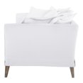 thumbnail image 4 of Sofa, Fabric, White, Modern Contemporary Urban Design, Living Lounge Room Hotel Lobby Hospitality, 4 of 8
