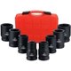 thumbnail image 1 of Anbull Juego de vasos de impacto Jumbo de 1 pulgada, 9 piezas, juego de vasos profundos hexagonales universales con estuche de almacenamiento resistente, tamaños métricos y estándar (22 24 27 30 32 36, 1 of 1