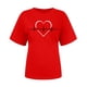 thumbnail image 4 of ICHUANYI Clearance Fashion Women Casua Printing Pullover Short Sleeve T-Shirt Tops Blouse(Red, XXL) ICHUANYI WER2023081505524, 4 of 4