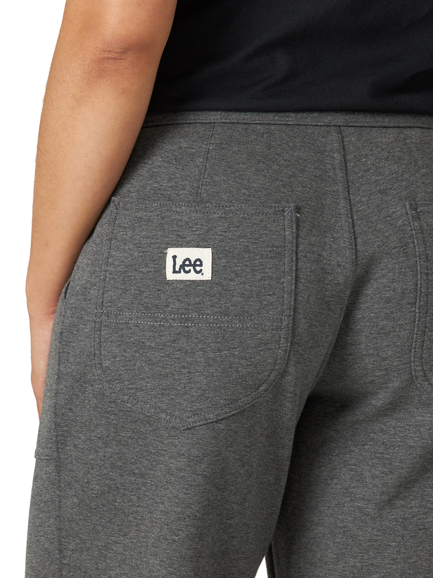 Lee Women's Relaxed Fit Tapered Ankle Crop Sweatpants