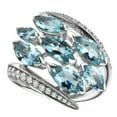 thumbnail image 5 of QQTDFG Fashion 925 Silver Women Jewelry Aquamarine Wedding Bridal Rings Gifts Size 6-10-#8-9, 5 of 9