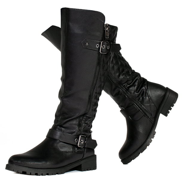 wide width gray boots