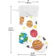 thumbnail image 2 of Coolnut Christmas Stocking Personalized Space Planet Large Candy Stocking Hanging Gift Xmas Stockings Decoration 1 PC for Family Holiday Party Ornaments Decor Fireplace, 2 of 7