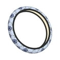 thumbnail image 2 of Haiem Turtle with Blue Stones Print Steering Wheel Cover 15 Inches for Women Men, Neoprene Anti-Slip Steering Wheel Grip Wrap Car Accessories Protective Case Cover for Vehicle Truck SUV, 2 of 8